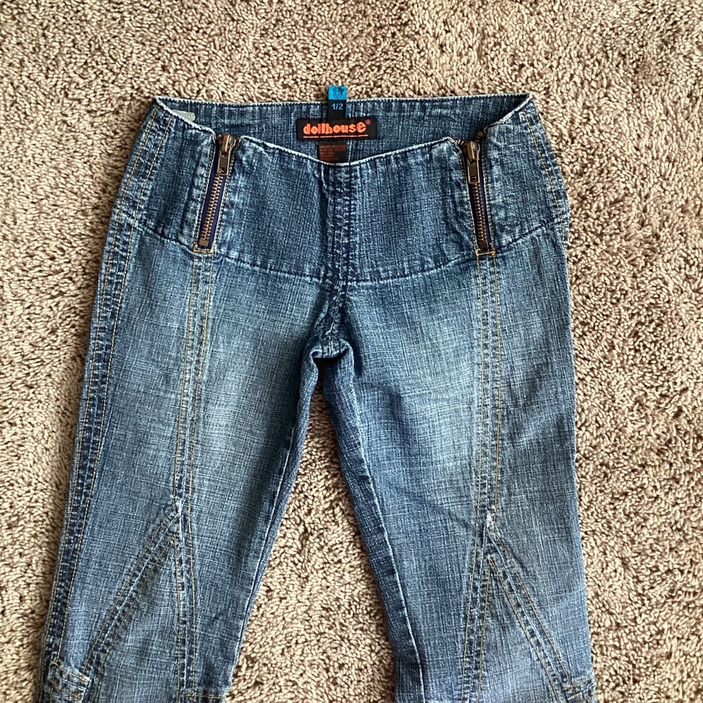 Vintage Low-rise Dollhouse Flare Jeans